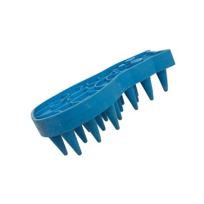 China Viable Custom Size Pet Rubber Massage Brush Cleaning Grooming Tool Cat Face Massager for sale