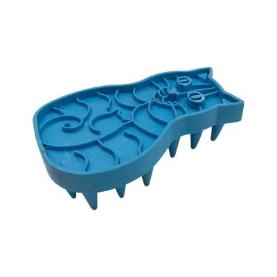 China New Size 2022 Dog Grooming Bath Massage Rubber Brush Customized Viable Design for sale