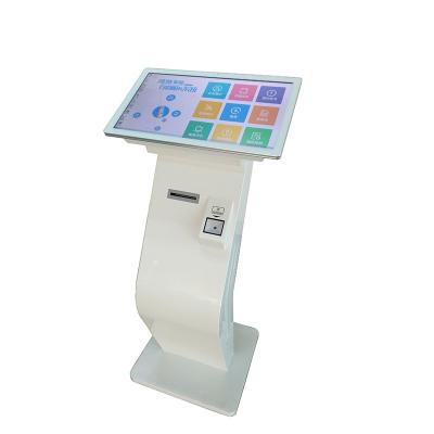 China Indoor Standing Touch Screen Kiosk Machine LCD Advertising Interactive Display Digital Signage Information Kiosk for sale