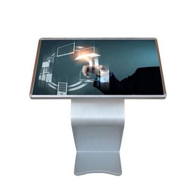 China Full HD 65inch Indoor Desktop Table Stand LCD All In One Touch Interactive Kiosk Advertising Player for sale