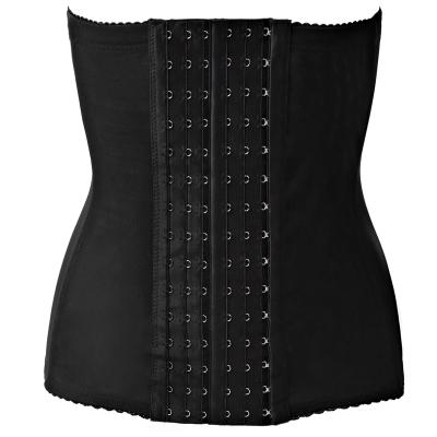 China Antibacterial High Waist S-6XL Plus Size Abdomen Belt Waist Training Corset, 6 Hooks Slimming Corset Waist Trainer for sale