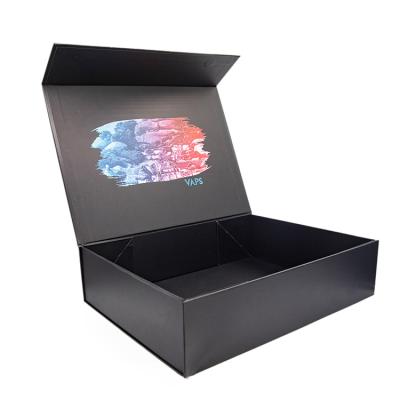 China Eco-Friendly Materials Low Price Good Quality Durable Color Printing Flower Recycled Folding Packaging Paper Box Large Small for sale