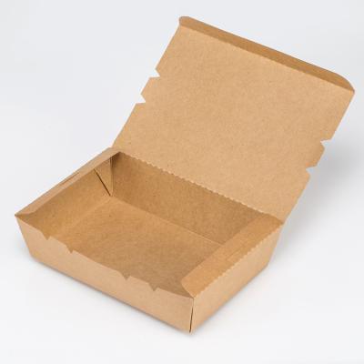 China Recycled Materials 2022 Most Popular Biodegradable Eco Friendly Goods Lunch Food Package Custom Paper Box for sale