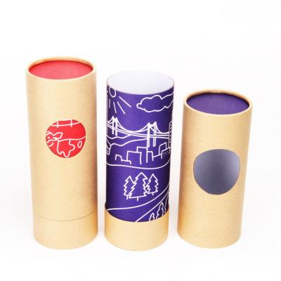 China Custom Wholesale High Quality Biodegradable Round Wrapping Paper Tube Packaging Toilet Paper Biodegradable Tube for sale