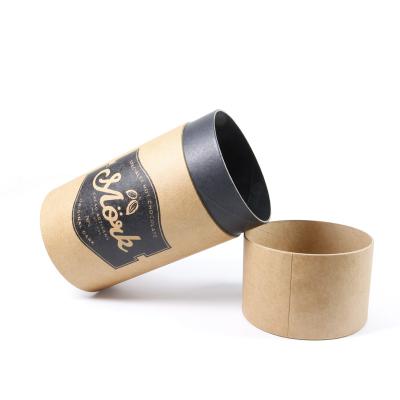 China Wholesale custom made high quality biodegradable food grade tea paper tube packaging with clear window bottle paper tube for sale