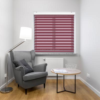 China Shangri La La Manual Blinds Window Shade Control Korean Luxury Triple Curtain Shade Shades UV Roll In Roll for sale