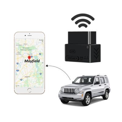 China Automotive Free Platform Over Speed ​​Alarm Vehicles OBD Gps Tracker Real Time Car Tracking Device With Sim Card for sale