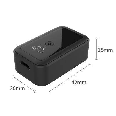 China Factory price gsm gsm tracker gf22 portable wireless charging real time strong magnetic gps for sale