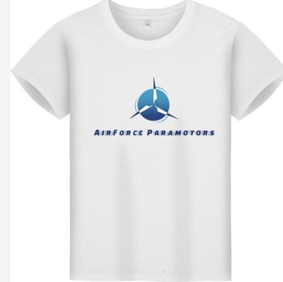 China Custom Paragliding Paramotor short Sleeve T shirt  Paragliding Pictogram Flight Sports  cheap price fast delivery for sale