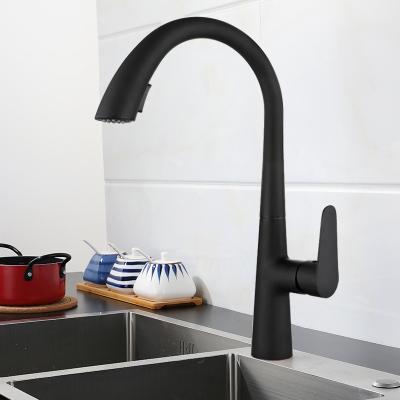 China Pull Out New Stainless Steel Modern Pull Out Spray Kitchen Faucet Household Pull Out Basin Faucet for sale