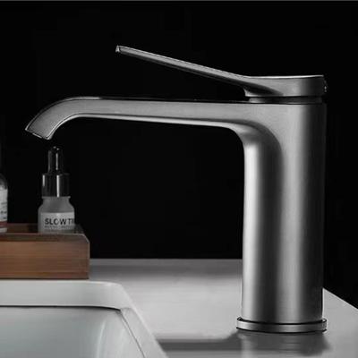 China Factory Wholesale High Quality Full Metered Copper Faucets Hot And Cold Water Faucet Sink Countertop Basin Mixed Faucet for sale