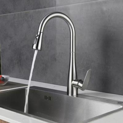 China Pull Out Rotating Spray Kitchen Faucet High Quality Faucet Household Drawbasin Faucet for sale