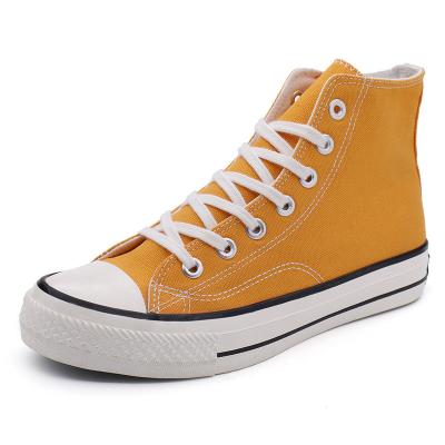 China Light Weight Hot Sale Autumn High Top Ins Trend Flat Boy And Girl Plain Shoes Canvas Women,Canvas Shoes For Ladies,Canvas Shoes For Women for sale