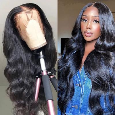 China Cheap Full HD Brazilian Human Hair 13X4 Lace Front Wigs Full HD Brazilian Virgin Human Hair Lace Front Wigs For Black Women Body Wave Wig Body Wave Wigs for sale