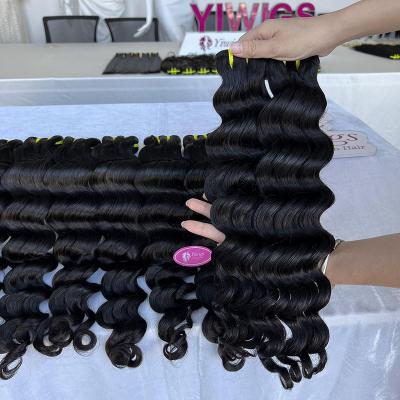 China Wholesale Curly Curl Cuticle Aligned Bundles Mink Deep Wave Hair 100 Brazilian Virgin Hair Weave Bundles for sale