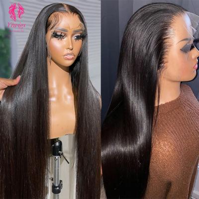 China Best Body Wave Cuticle Aligned Raw Hair Full Lace Frontal Wigs Wholesale 13X4 13X6 HD Brazilian Human Hair Lace Front Wig for sale