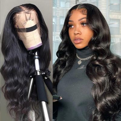 China Wholesale Cheap HD Body Wave Body Wave Lace Front Wig Vendors Raw Virgin Cuticle Aligned Peruvian Hair Wigs for sale