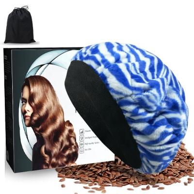 China Best Product Amazon Success 2021 Long Selling Reusable Flaxseed Cordless Hair Steaming Cap Deep Heat Hair Treatment for sale