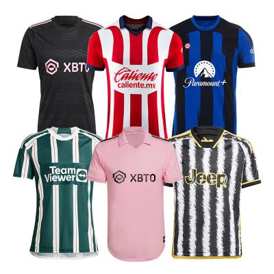 China Shirts & Tops Spot wholesale 23/24 club breathable quick-drying club Thai football jerseys customized top quality jerseys. for sale