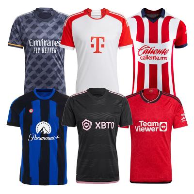 China Shirts & Tops Cheap wholesale 2023/24 season 30 Messi International Miami CF home and away fans football club soccer jerseys. for sale