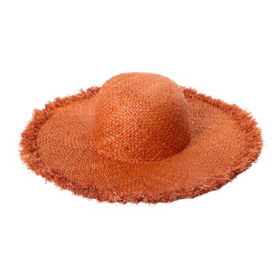 China New Design Straw Wholesale Raffia Fashion Dome Beach Brim Supply Summer Straw Wide Brim Hat For Adults for sale