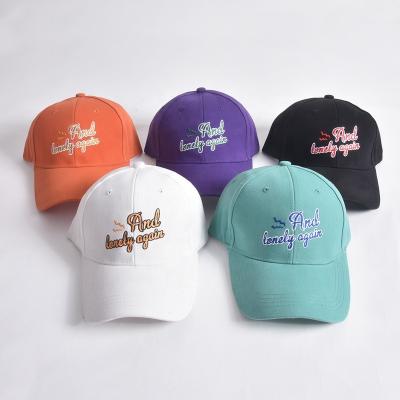 China breathable & 2021 New Design Waterproof Multiple Color Women And Man Golf Sport Custom Logo 6-Panel Baseball Cap With Embroidery for sale