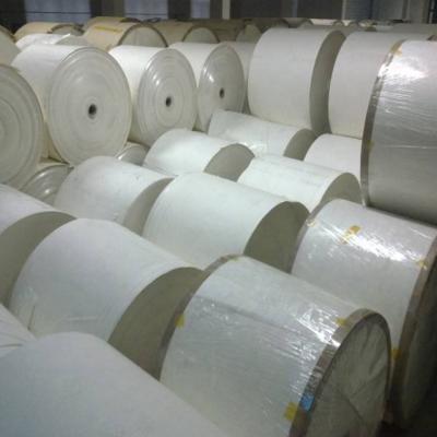 China Waterproof Ready To Ship Sales Promotional PE Coated Paper Jumbo Rolls For Making Paper Cups And Packing Other Food for sale