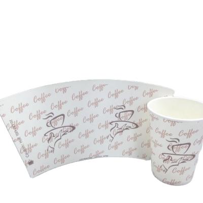 China Factory Direct Raw Material Food Grade Flexo Waterproof Printing 10oz Paper Cup Custom Printing Fan With Cheapest Price for sale