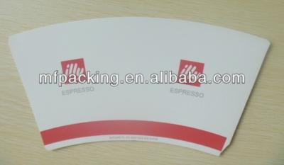 China Best Quality Single Wall Die Cut Paper Cup Blank for sale