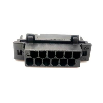 China 12pin 3.5mm Automotive plastic tyco female connector clip amp connector car ac connector with terminals 827603-1 927458-1 for sale