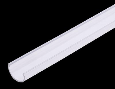 China Antique Extrusion Profiles Plastic Clear Cover For Polycarbonate Led Light Diffuser for sale