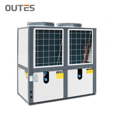 China OUTES EVI dhw heat pump outdoor modular commercial hot water heat pump heating for sale