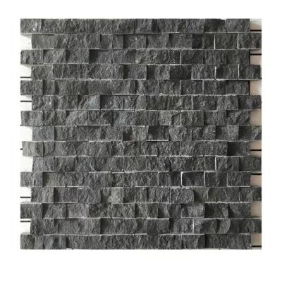 China Chinese manufacturers direct wall natural black gray indoor outdoor ground landscape sandstone cobblestone the surface of the natural for sale