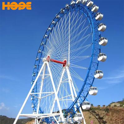 China Amusement Park Rides Ferris Wheel China Manufacturer Cheap Price Attractive Cabins Huge Large Amusement Ferris Wheel Guided Ride for sale