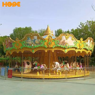 China New Design Merry Theme Park Electronic Machine Amusement Park Equipment Vanish Round Ride Carrusel Tiovivo For Sale for sale