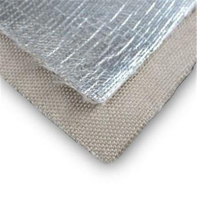 China Factory Direct Heating Element Heat Reflective Coated Aluminum Foil Fiberglass Cloth for sale