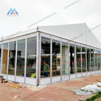 China Waterproof Heavy Duty Waterproof outdoor Party tent with Glass Wall for event for sale