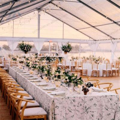 China Waterproof Luxury Clear Span Aluminum Frame PVC Transparent Wedding Event Party Tents for sale