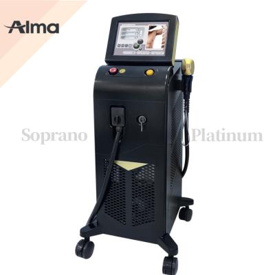 China 2021 Hair Removal Alma Soprano ICE Platinum 12 Bars Alma Soprano Platinum Soprano Ice Hair Removal Alma Laser 755 808 1064 for sale