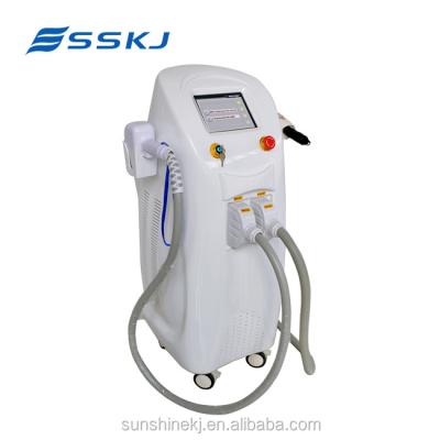 China New multi-function 2 in 1 ND YAG diode laser 808 hair and tattoo removal 808 nm head: 15*25mm for sale