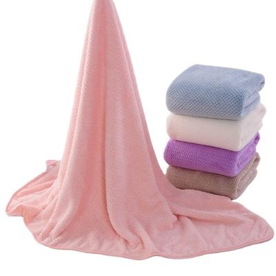 China Child-Proof China Factory Wholesale Cheap Microfiber Coral Fleece cation Bath Towel Gift Soft Absorbent Face Towel Set In Towel for sale