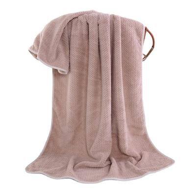 China Child-Proof High quality quick dry super absorbent soft coral velvet fleece microfiber face wash bath towel for sale