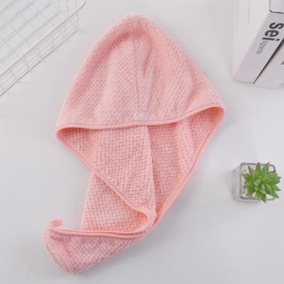 China QUICK-DRY Wholesale Fast Dry Lightweight Soft Drying Wrapped Absorbent Microfiber Hair Towels Wrap for sale