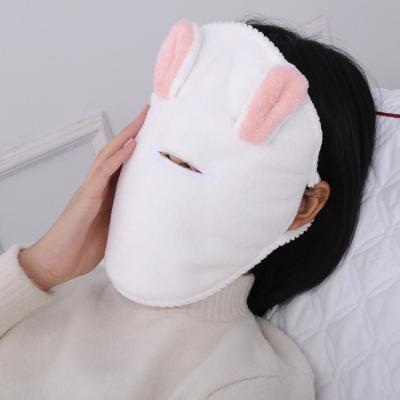 China Child-Proof Hot compress towel mask Face steam facial applied to beauty salon doubleface thickened coral face towel for sale