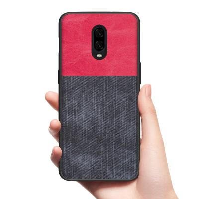 China Fanshion Mobile Phone Case Back Cover For Oneplus 7/7pro Cloth Fabric Case Cover High Quality Shell for sale