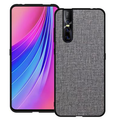 China Fanshion In Stock Wholesale PU Back Cover Leather Case For Vivo v15 pro case for vivo v15 pro for sale