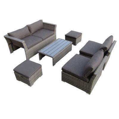 China Wholesale Outdoor Patio Garden Set Alibaba China Wicker Poly Rattan Royal Line Garden Sofa Sets Furniture for sale