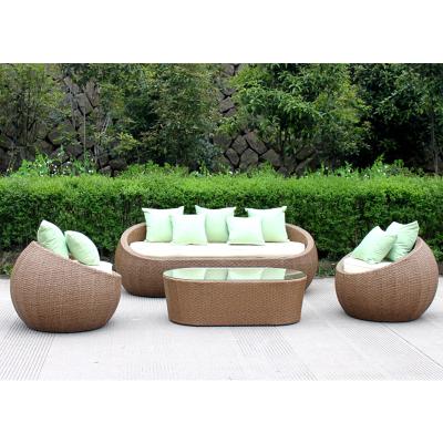 China Modern Outdoor Furniture Rattan Sofa Set Prices From China Furniture Factory for sale