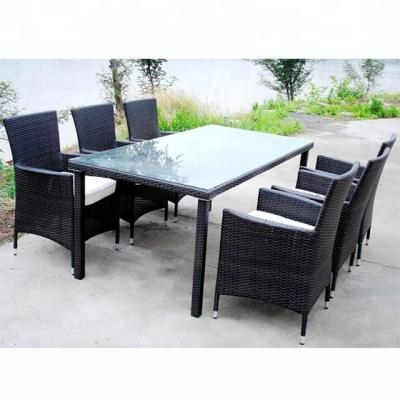 China Modern Cube Garden Furniture 2018 Hot Selling Latest Design Dining Set for sale