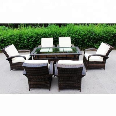 China Modern Furniture Curved Modern Designed Outdoor Dining Set for sale